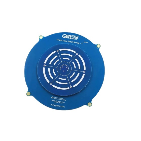 Vente en gros GEPRC Triple Feed Patch Array 5.8G Antenne polarisée circulairement pour Long Drone RC Drone VTX Transmission vidéo